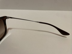 Ray-Ban RB4187 Chris 856/13 Sunglasses Brown Rubber 54-18-145 Italy AS IS