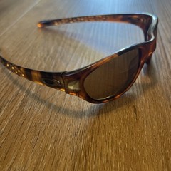 Vintage Oakley Tens 1.0 Brown Tortoise Wrap Sunglasses FRAMES ONLY Made In USA