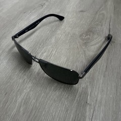 NEW Ray Ban Gunmetal Frame UV PROTECTION Green Grey Len Sunglass RB3516 004/71