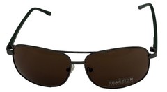 Kenneth Cole Reaction Nickeltin Mens Metal Retangle Sunglass KC1379. 10V