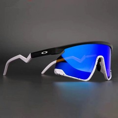 Oakley BXTR Sunglasses Sapphire Blue Lens Black Frame OO9280