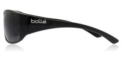 BOLLE KINGSNAKE SPORT WRAP SHINY BLACK POLAR PHOTO TNS GREY SUNGLASSES 11992 NEW