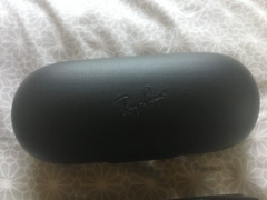 Ray-Ban Wayfarer Stories Shiny Black Frame Polar Gradient Gray Lenses RW4002