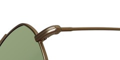 NEW SEAN JOHN SJOS512 SUNGLASSES MENS SHIELD 54-17-150 GOLD 710 FULL-RIM METAL &