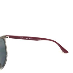 Ray-Ban Sunglasses RB4378 6572/2V Clear Gray Burgundy Red Frames w Gray Lenses