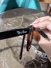 Ray-Ban Wayfarer II Vintage 70s 80s RB2143 Made in Italy Tortoise Sunglasses