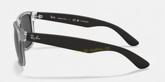 Ray-Ban Justin RB4165 54mm Matte Transparent Grey Square Sunglasses High Bridge
