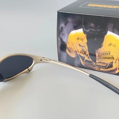 Oakley Penny & Juliet X-Mental Sunglasses Silver Frame/Black Lens