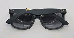 Ray-Ban Justin Classic Unisex Grey Lens Black Sunglasses – (RB4165 622/T3)
