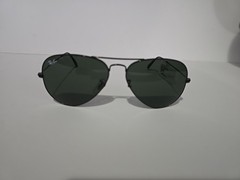 Rayban Aviator Black RB3025 Standard 58mm Large Men / Women