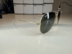 Ray-Ban Sunglasses RB3025 Aviator Classic 58mm Gold Frame Polarized Green #95