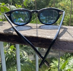 New Blue Polarized Sunglasses Men’s Black Glasses Johnny Depp Blue Sunglasses