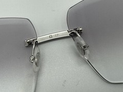 PREMIERE C DE CARTIER BLUE WOOD C DECOR RARE SUNGLASSES NEW 100% GENUINE ~$3825