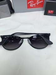 Ray Ban ERIKA Black METAL Frame Gradient Grey Sunglass RB3539-1