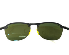 Ray-Ban x Scuderia Ferrari Sunglasses RB4302-M F624/H1 Dark Gray w Silver Mirror