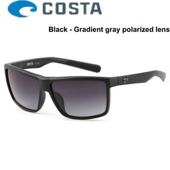 Costa Del Mar Rinconcito Sunglasses Black Frame Grey Blue Lens 580P Polarized