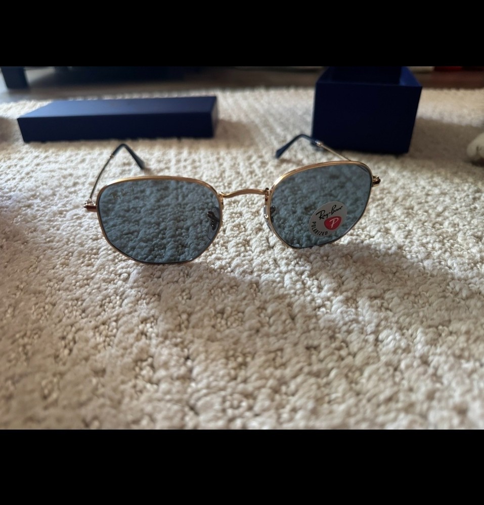 Disney 50th Anniversary Button Ray-Ban Aviator Polarized Sunglasses Limited Set