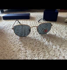 Disney 50th Anniversary Button Ray-Ban Aviator Polarized Sunglasses Limited Set