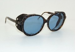 New THOM BROWNE TB-503-B-T-TKT-57 Tokyo Tortoise/Blue Authentic Sunglasses