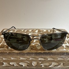 Ray-Ban RB 3132 PS MS Gunmetal Rectangular Sunglasses 004 59-18 Italy