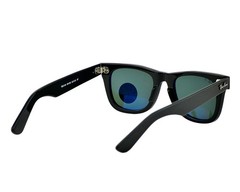 Ray-Ban RB2140 Original Wayfarer Black Frame Polarized Green Lenses 50mm Unisex