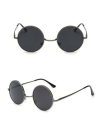 Polarised Mens Womens LargeVintage Fashion Polarized Round Sunglasses OZ Seller