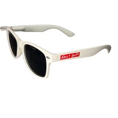 Adult Swim Sunglasses Unisex White Black Square Plastic Retro Promo TV