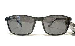 NEW men’s Foster Grant SUNGLASSES POLARIZED Gray Square Casual Plastic
