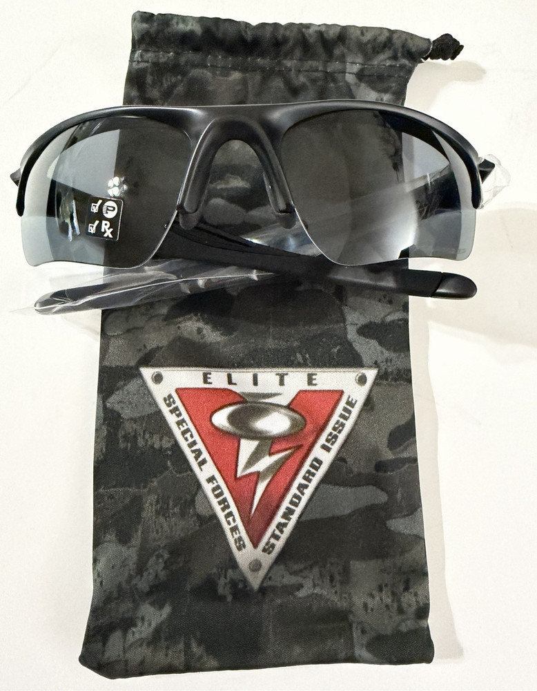 NEW Oakley Half Jacket 2.0 XL Polarized Wrap Sunglasses Black Frame Gray Lens