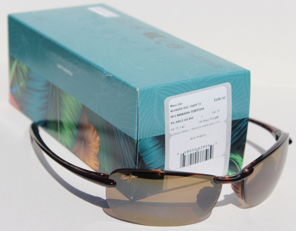 MAUI JIM Makaha POLARIZED Sunglasses H405-10 Tortoise/HCL Bronze NEW