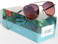 MAUI JIM Kahana POLARIZED Sunglasses RS640-01 Shiny Brown/Maui Rose NEW Japan