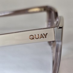 Quay Australia Level Up 77709 Sunglasses Gold Tan Fade Oversized 60-16-148