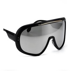 FUTURISTIC OVERSIZED ONE PIECE SHIELD LENS WRAP AROUND SPORT DESIGNER SUNGLASSES