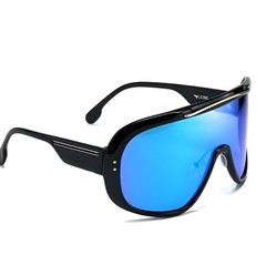 FUTURISTIC OVERSIZED ONE PIECE SHIELD LENS WRAP AROUND SPORT DESIGNER SUNGLASSES