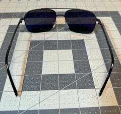 Bolle 12580 Navis Aviator Sunglasses, Matte Gunmetal, HD Polarized TNS Gray Lens