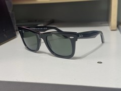 Rayban Wayfarer Black RB2140 Standard 50mm G15 Lens