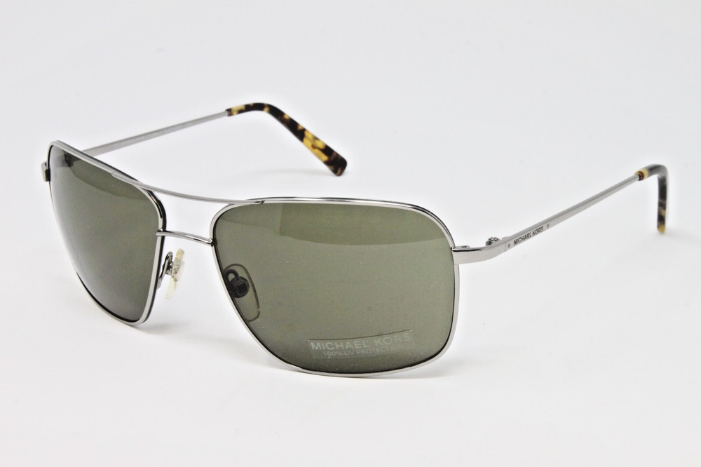 Michael Kors Sunglasses LIVERPOOL Men’s Square Metal Silver 59mm MKS153M-045