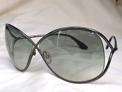 Tom Ford TF130 Miranda Womens Metal Sunglass 08B Shiny Gunmetal 68-10 Italy