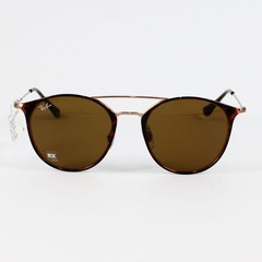 Ray-Ban Unisex Sunglasses RB3546 Phantos Copper Wire Frame, Havana & B-15 Brown
