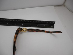 Cartier Paris Acetate plastic Tortoise Shell Oval Sunglasses eyewear frame 90’s