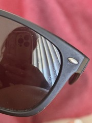 Ray-Ban RB2132 6052 55-18 Men’s New Wayfarer Sunglasses – Black