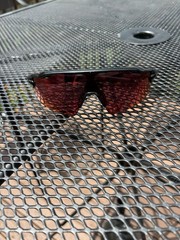 Custom Okaleys Polarized Sunglasses GREAT Condition With Case And Nose Pad