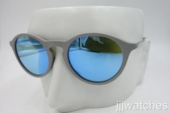 New Ray-Ban Round Gray Gunmetal Green Mirror Sunglasses RB4243 6262B4 49 $153