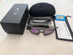 Oakley X-Metal Vintage Romeo Gray Frame Purple Iridium Lenses Polarize