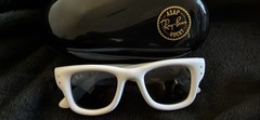 Ray-Ban A$AP Rocky WAYFARER PUFFER. Polished Red frame. Ultra Black lens. NWT