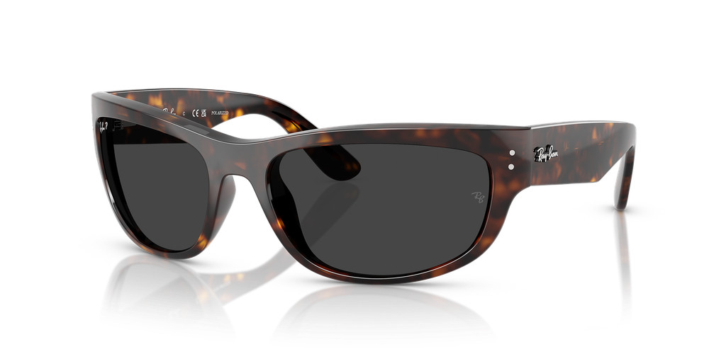Ray-Ban Mega Balorama Havana/Black Polarized 63 mm Sunglasses RB2289 902/48 63