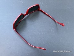 Authentic RAY BAN B&L Cats Sunglasses 56mm Red Nylon France Frame Glass Lenses