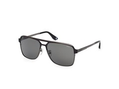 BMW BW0069-H 02D Matte Black Smoke Polarized 59 mm Pilot Men’s Sunglasses
