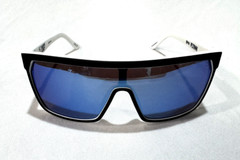 SPY Flynn Whitewall Shield Happy Lens Sunglasses 670323209437 Authentic – New