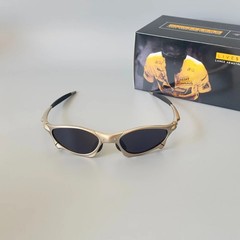 Oakley Penny & Juliet X-Mental Sunglasses Silver Frame/Black Lens